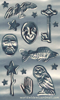 Transparent Metal Sticker Sheet