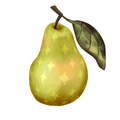 Star Pear Sticker